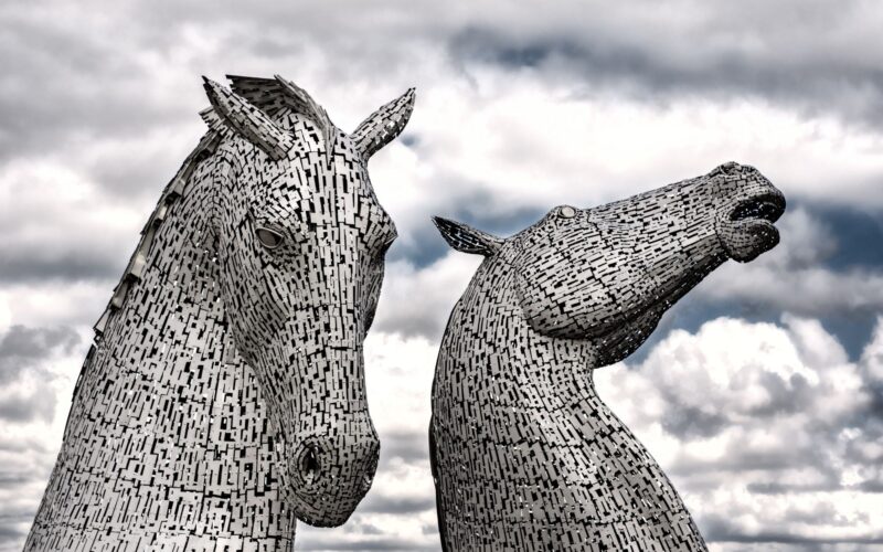 The Kelpies - Sculptures in Scotland - Go to Scotland.com